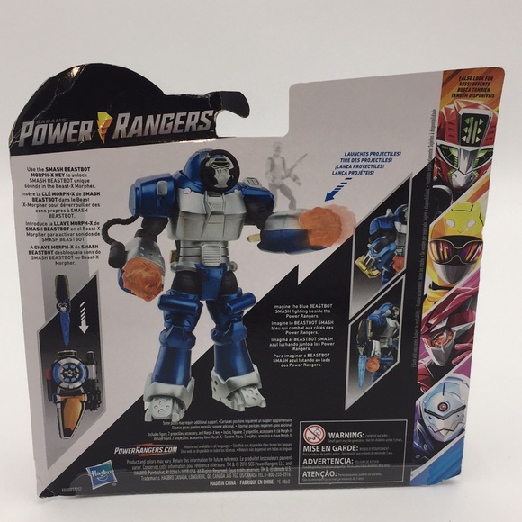Power Rangers Beast Morphers Smash Beastbot Action Figure New in Package - Picture 5 of 11